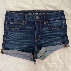 AE Ne(x)t Level High-Waisted Denim Short Short